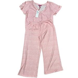 Pink Hale Bob Shirt and Pants Soft Lounge Set - Size M, NWT